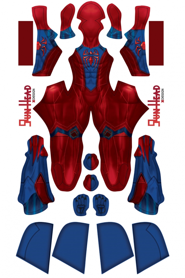 Gun Head Design Insomniac Scarlet Dye Sublimation On Spandex