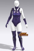 The Web Warrior's Workshop Psylocke Dye Sublimation