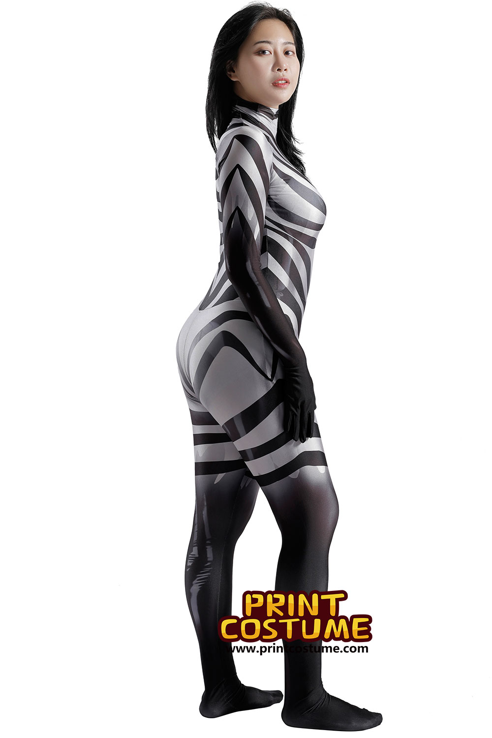 Gun Head Design Catherine Demon Dye Sublimation On Spandex [20210137 ...